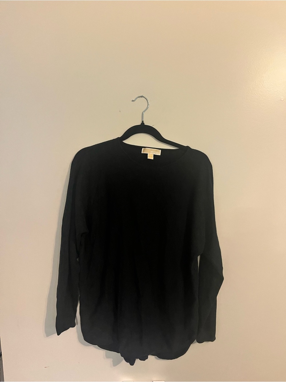 Michael Kors Classic Black Crewneck Sweater